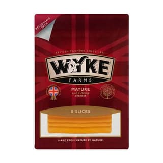Wyke Farms Cheddar Mature Tranché, 8 tranches -160g