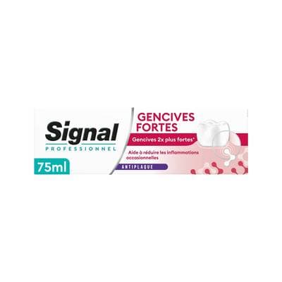 Signal Dentifrice Gencives Fortes Anti-Plaque, 75ml
