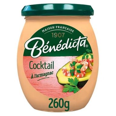Bénédicta Sauce cocktail à l'Armagnac, 260g