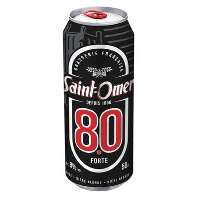 Saint Omer Bière blonde forte 8°, 50cl