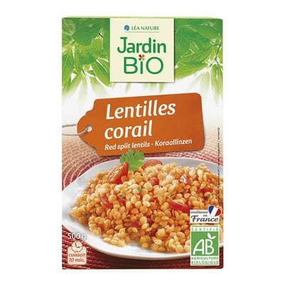 Jardin Bio Etic Lentilles corail bio, 500g
