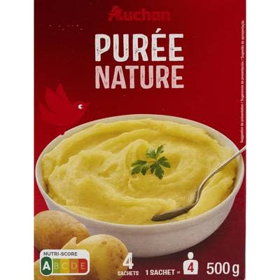 Auchan Purée de pommes de terre, 4x125g