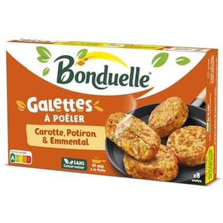 Bonduelle Galette carotte potiron emmental, 300g