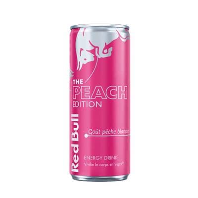 Red Bull Boisson énergisante saveur pêche blanche, 5cl