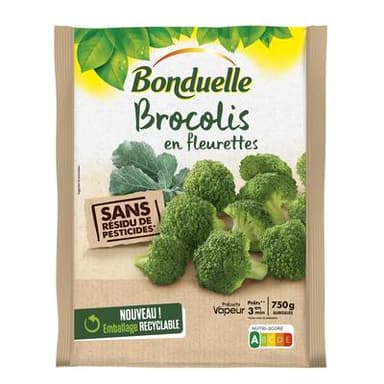 Bonduelle Brocolis en fleurettes, 750g