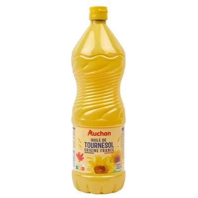 Auchan Huile de tournesol, 1L
