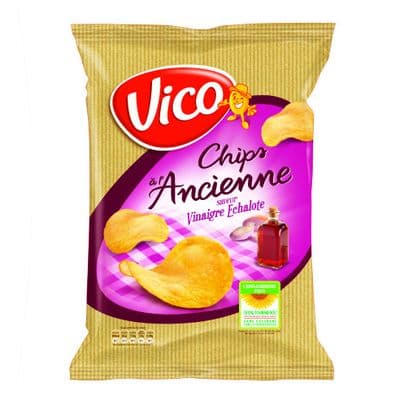 3336970910030 - Vico - Chips à l'ancienne, vinaigre à l'échalote.