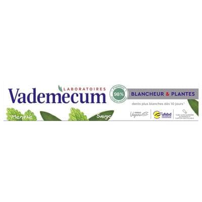 Vademecum Dentifrice Blancheur et Plantes, 75ml
