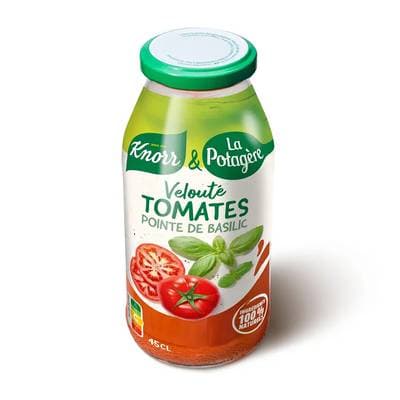 Knorr & La Potagère Soupe tomate pointe de basilic- Comme à la maison, 45cl