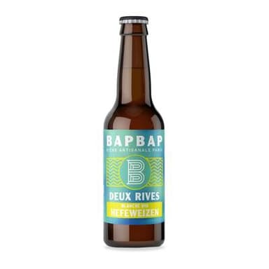 BAPBAP Bière blanche hefeweizen bio 4,5°, 33cl