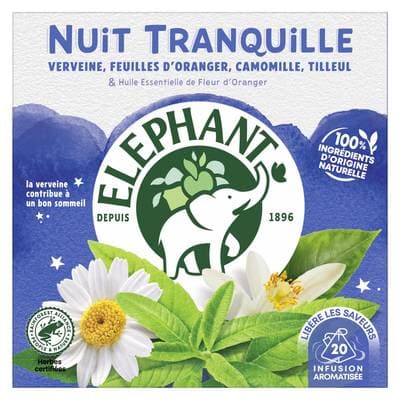 Elephant Infusion Nuit Tranquille, 30 sachets