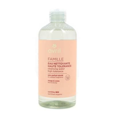 Avril Eau nettoyante haute tolérance, 500ml