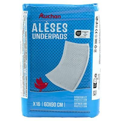Auchan Aleses protection incontinences, 16 pièces