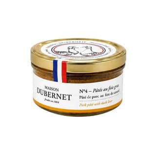 Maison Dubernet Pâté de Porc au Foie Gras de Canard 30% en bocal, 125g