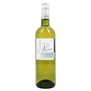 Sud de France Plume Chardonnay blanc 9°, 75cl
