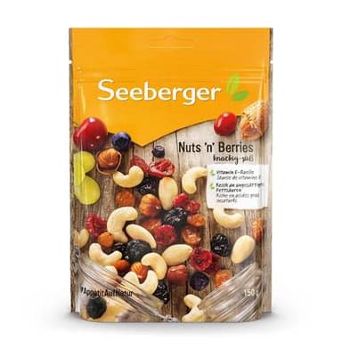 Seeberger Mélange Fruits Sec Nuts 'n' Berries, 150g