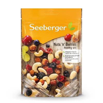 Seeberger Mélange Fruits Sec Nuts 'n' Berries, 150g