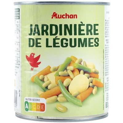 Auchan Jardinière 4 Légumes, 510g