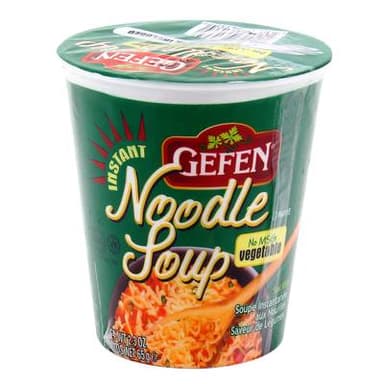 Gefen Soupe instantanée aux Nouilles saveur Légumes, 66g