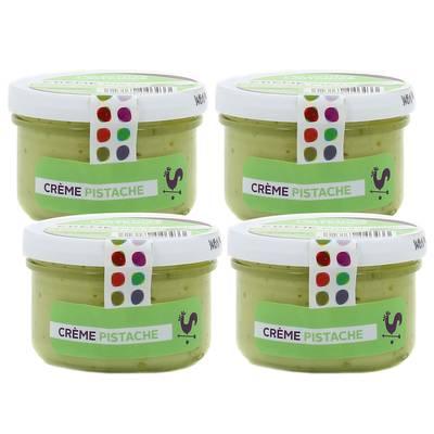 Les Petites Laiteries - Petit Pot de Crème Pistache - Lait de vache pasteurisé