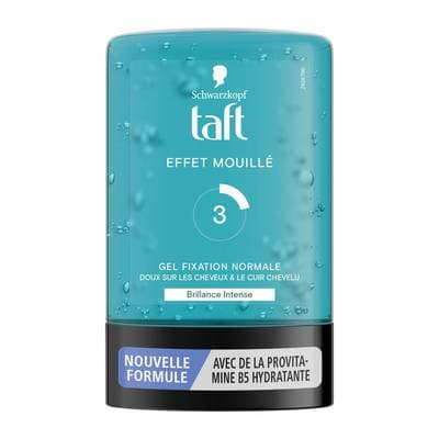 Schwarzkopf - Taft Gel Cheveux Fixation Normale Effet Mouillé Brillance Intense, 300ml