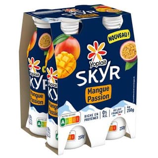 Yoplait Skyr à boire Mangue • Passion, 4x250g