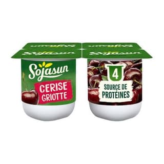 Sojasun Spécialité Soja Cerise, 4x100g
