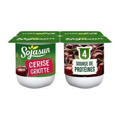Sojasun Spécialité Soja Cerise, 4x100g