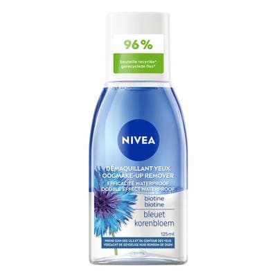 Nivea Démaquillant yeux double action pour maquillage waterproof, 125ml