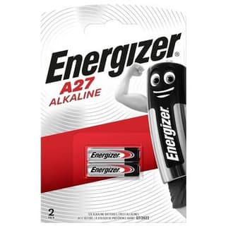 Energizer 2 piles A27 alcaline, 2  piles