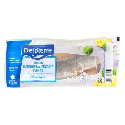 Delpierre Filets de Harengs Fumés Doux, 200g