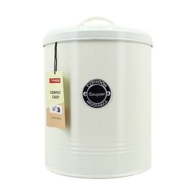 Typhoon Poubelle de table blanc cassé 2.5L, 2,5L