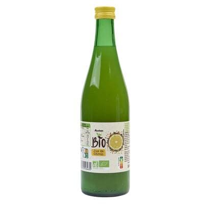 Auchan BIO Pur jus de citron Bio, 50cl
