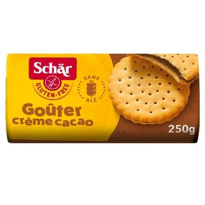 Schär Biscuits fourrés au cacao Sorrisi sans gluten, 250g