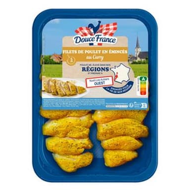 Douce France Emmincé de Poulet au Curry, 300g