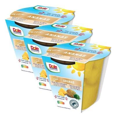 Dole Ananas, Lot de 3x198g