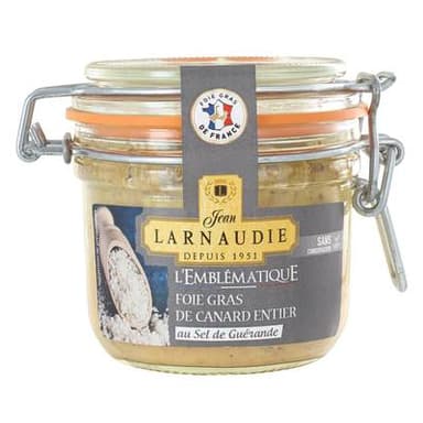 Larnaudie Foie Gras de Canard Entier au Sel de Guérande, 160g