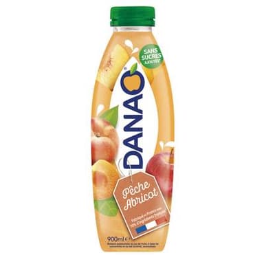 Danao Jus de Fruits & Lait Pêche Abricot, 90cl