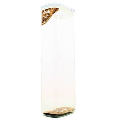 Pebbly Boîte haute rectangulaire en verre avec couvercle en verre - 2,6L, 1 pièce