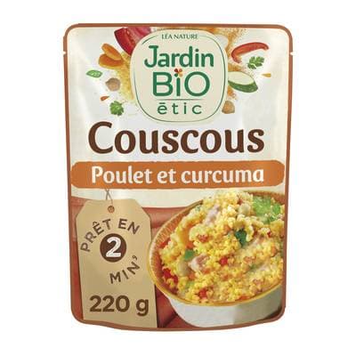 Jardin Bio Etic Couscous Poulet Curcuma Bio, 220g
