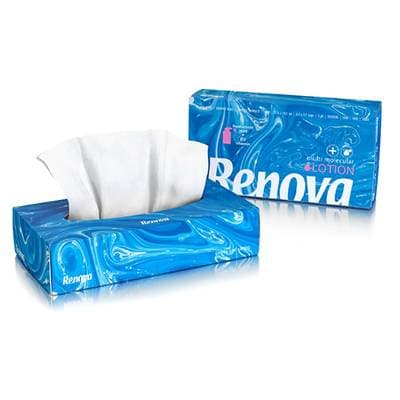 RENOVA Mouchoirs Boite, 70 mouchoirs