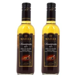 Maille Vinaigrette huile de sésame soja, Lot de 2x36cl