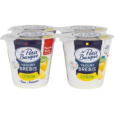 Petit Basque Yaourt brebis citron, 4x115g