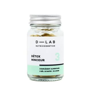 D-Lab Détox Minceur - Élimine les graisses - Compléments Alimentaires, 66  pièces