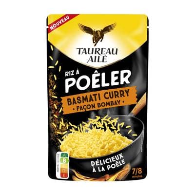 Taureau Ailé Riz à Poêler Basmati Curry Façon Bombay, 375g