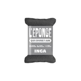 Inga Éponges lavante grise, 1 éponge