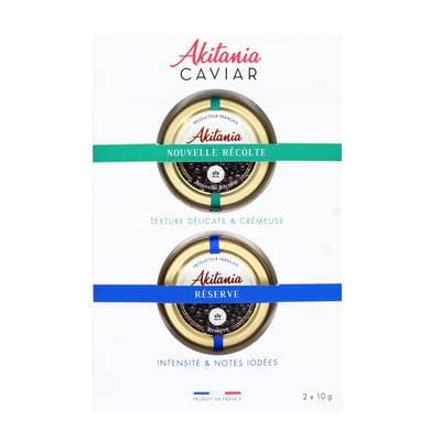 Akitania Coffret Caviar Découverte, 2x10g