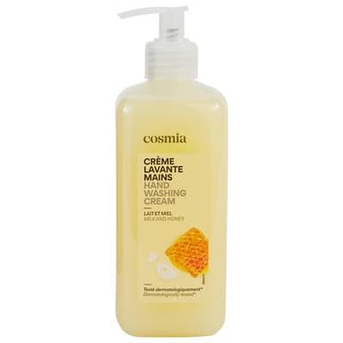 COSMIA Crème lavante mains lait et miel, 500ml