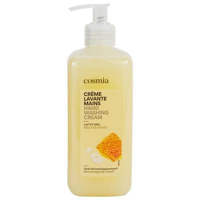 COSMIA Crème lavante mains lait et miel, 500ml