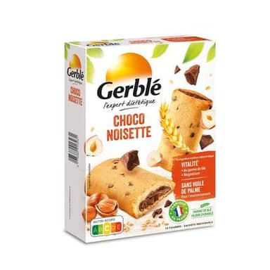 Gerblé Vitalité 10 Biscuits Fourrés Choco Noisettes, 200g